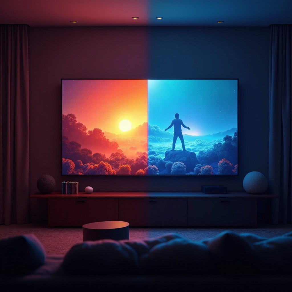 projector vs tv for home theater