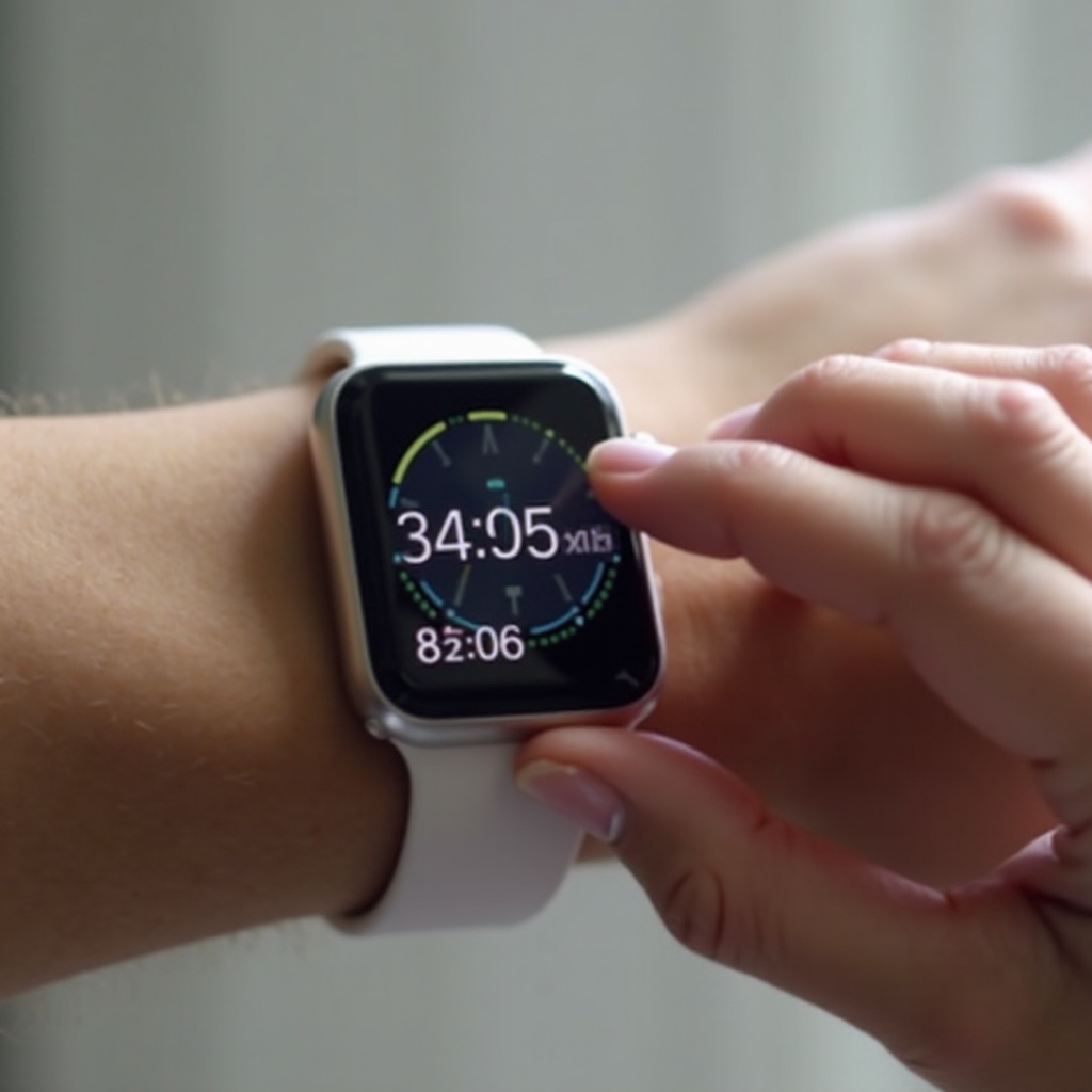 how to set time on smart watch 7