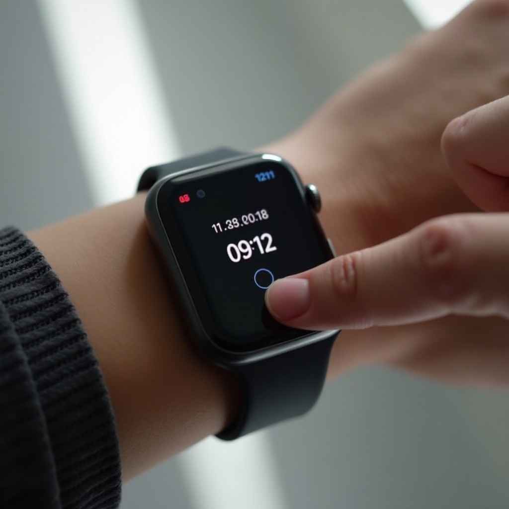 how to change date and time on smart watch