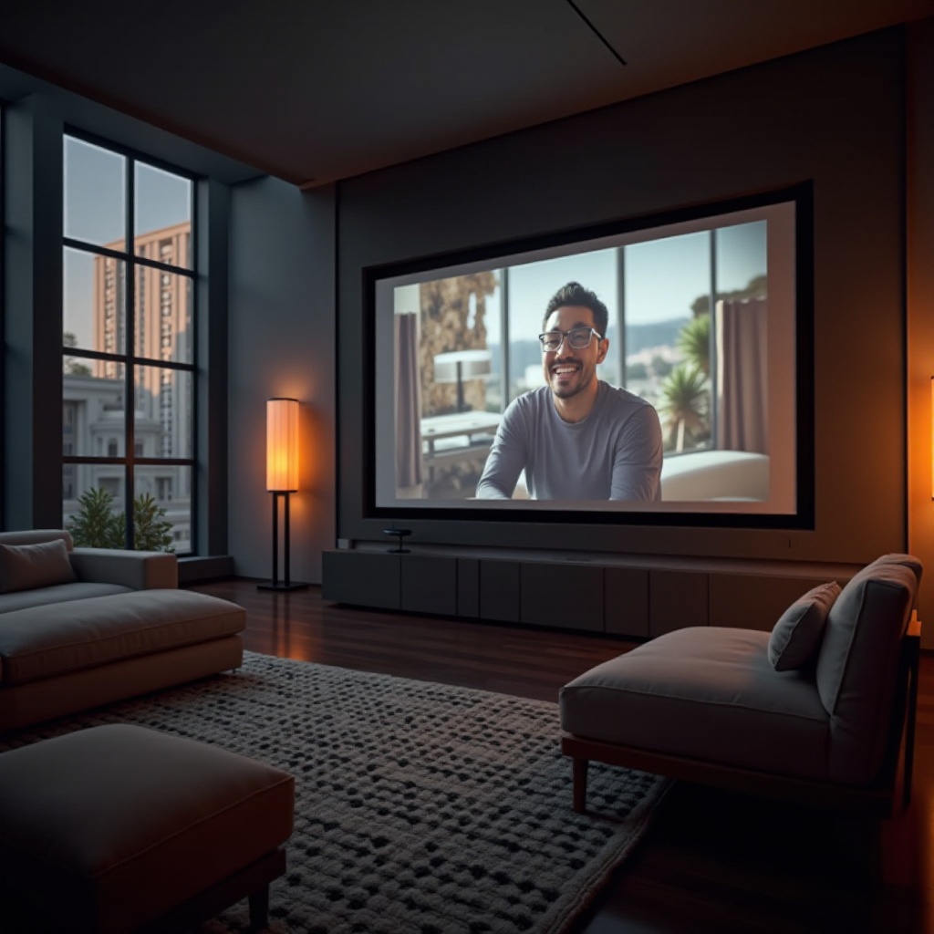 alr screen for long throw projector