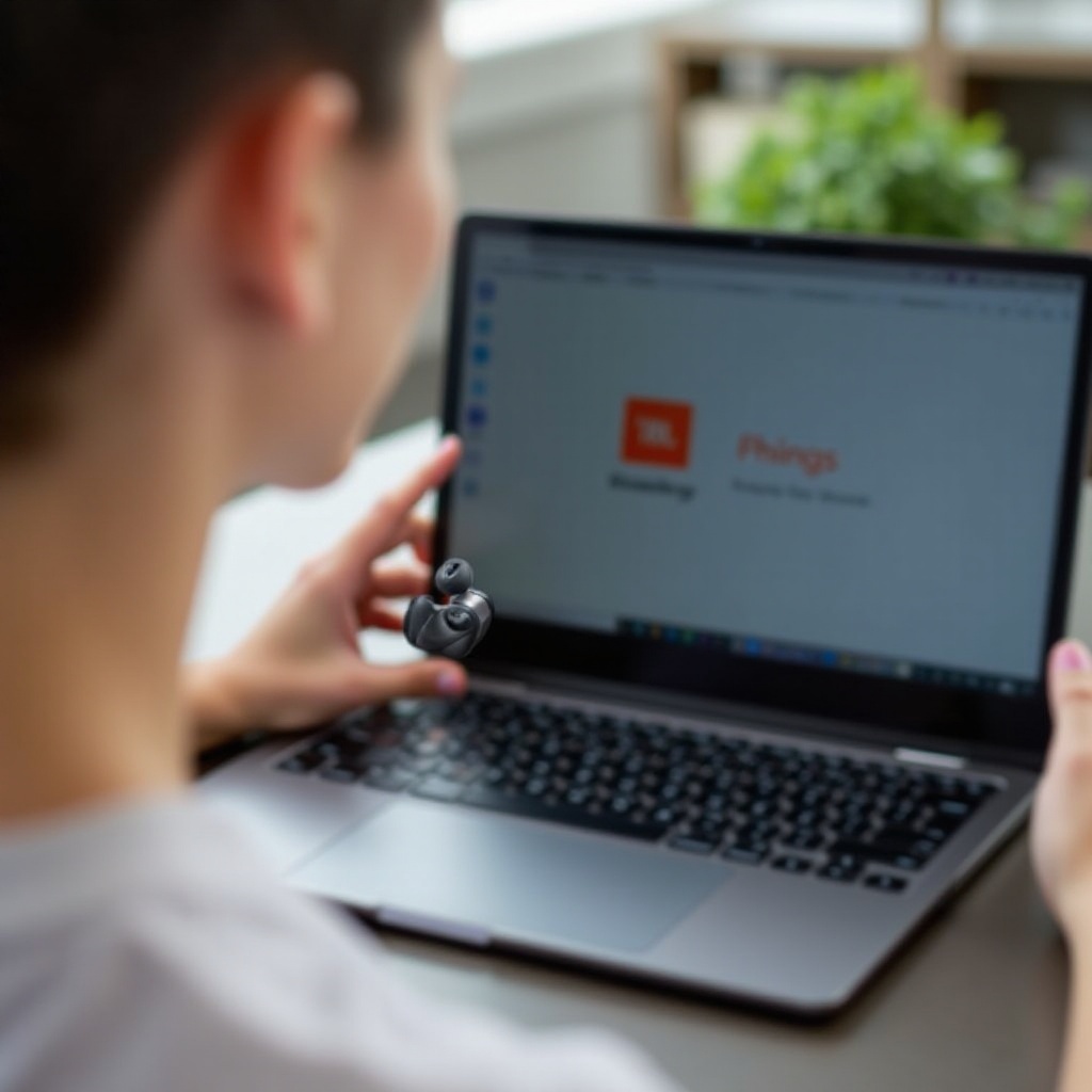 how do i sync my jbl earbuds with chromebook