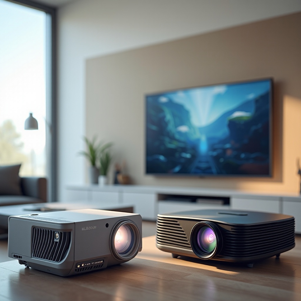 4k tv vs projector