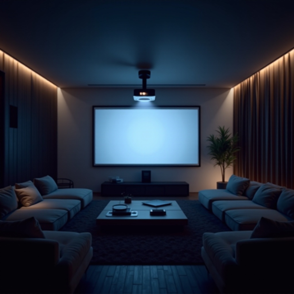 advanced projector for modern cinematic rooms