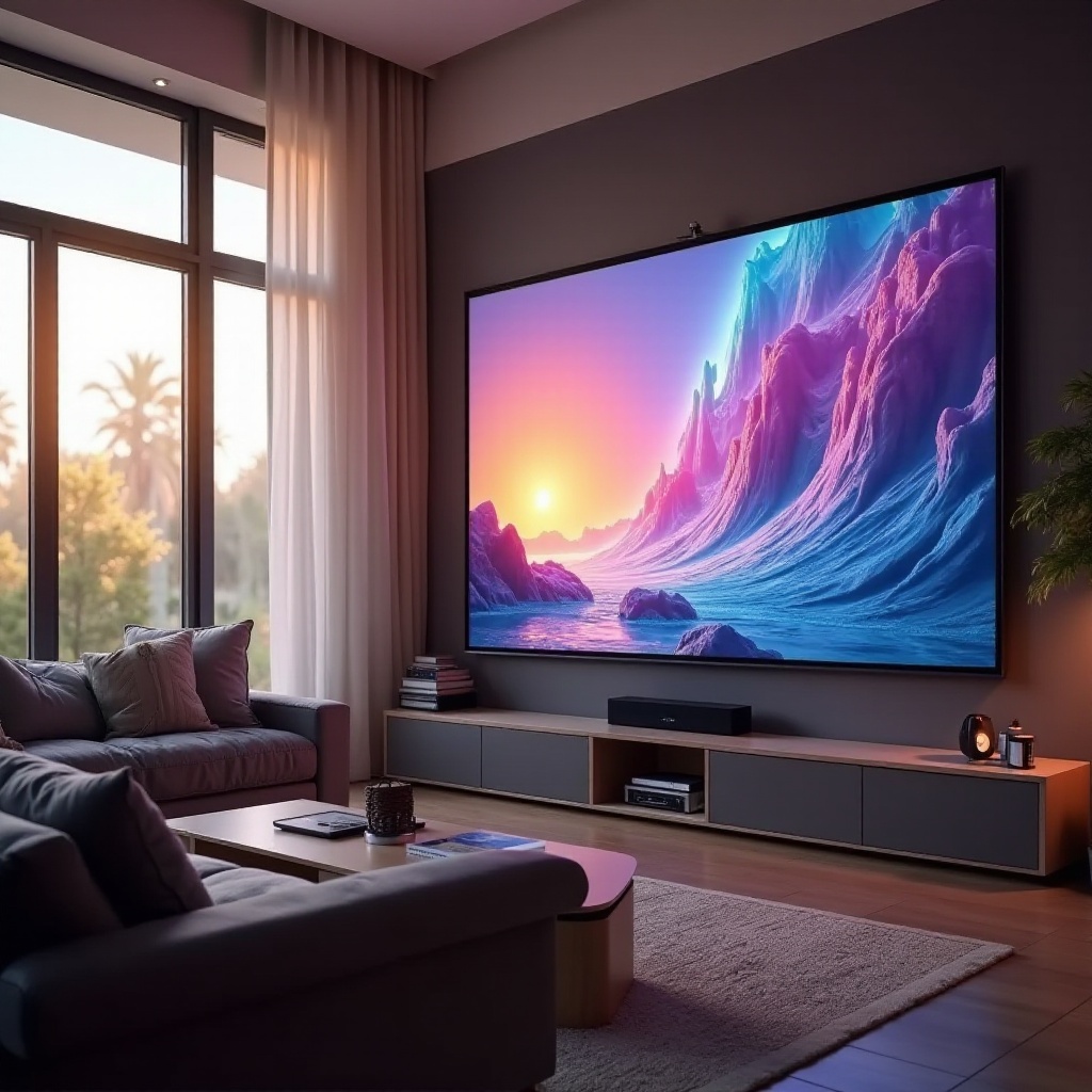 battery powered projector screen