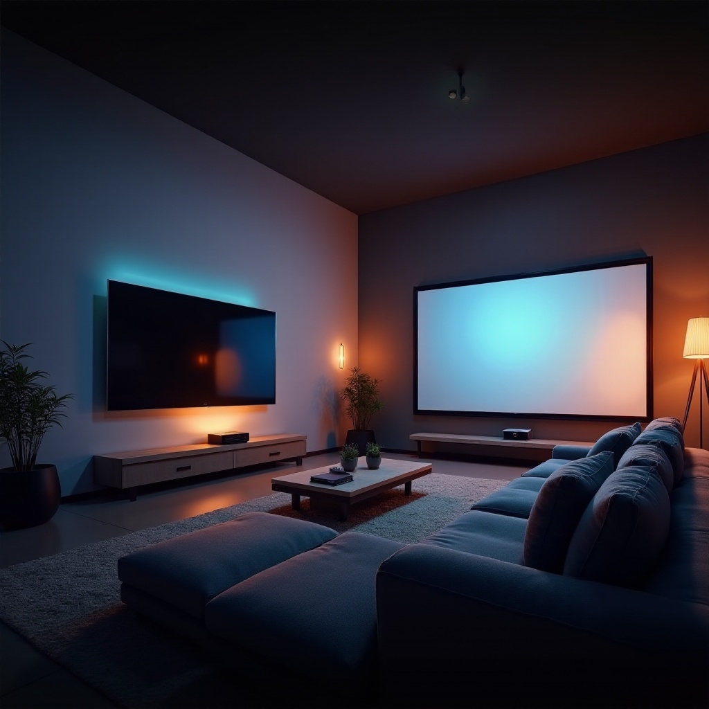 4k tv vs projector