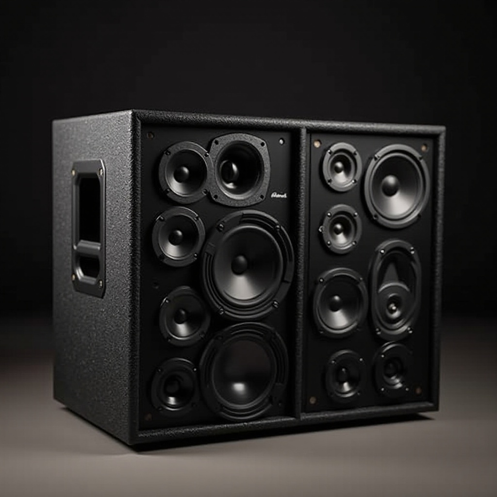 what brand speakers are in an acoustic 403 cabinet used